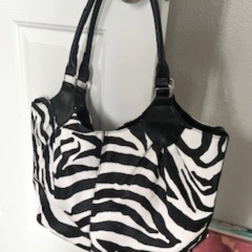 Stylish Zebra Print Handbag